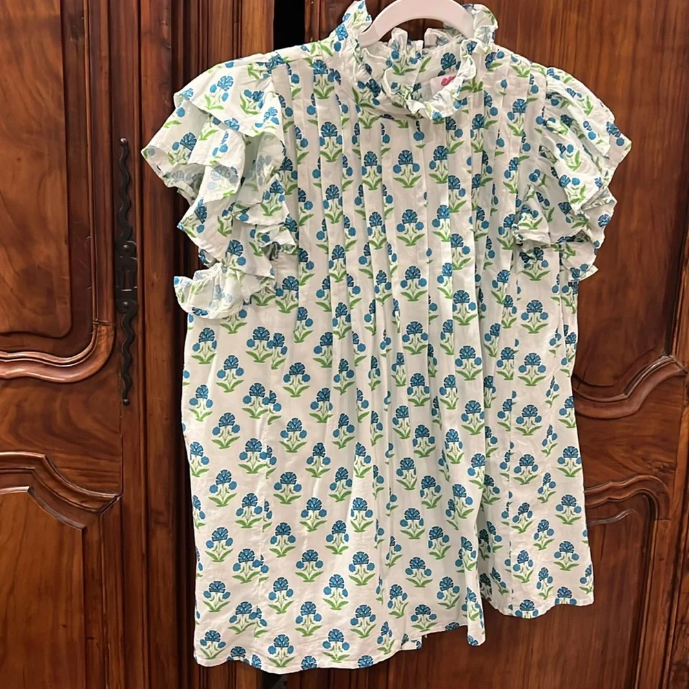 🎉HOST PICK🎉 Victoria Dunn Jasmine Blouse size M - Picture 2 of 6